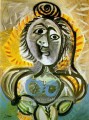 Femme au fauteuil 1970 cubiste Pablo Picasso